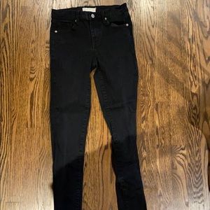 Gap 1969 Black True Skinny Jeans